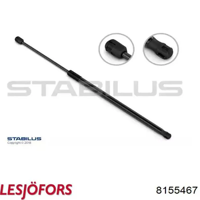Купити 8155467 Lesjofors Амортизатор двері багажника