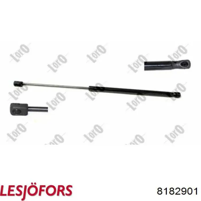 8182901 Lesjofors Амортизатор кришки багажника / двері 3/5-ї задньої