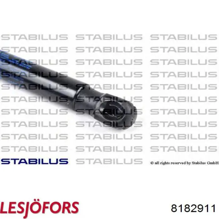 Амортизатор двері задньої Lesjofors 8182911 ціна, від 9.39 USD
