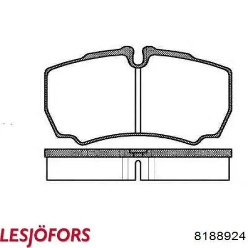8188924 Lesjofors Амортизатор кришки багажника / двері 3/5-ї задньої