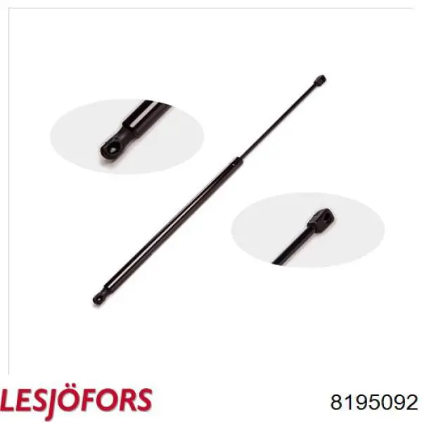 8195092 Lesjofors Амортизатор кришки багажника / двері 3/5-ї задньої