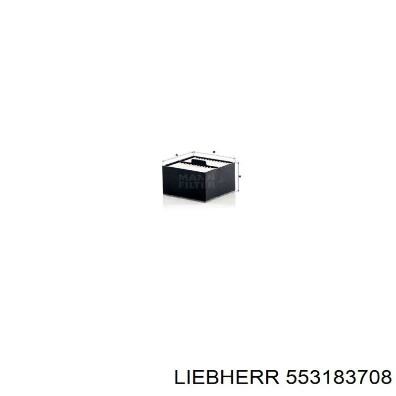 Фільтр паливний 553183708 Liebherr