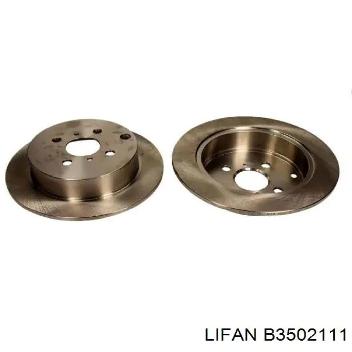 B3502111 Lifan диск гальмівний задній