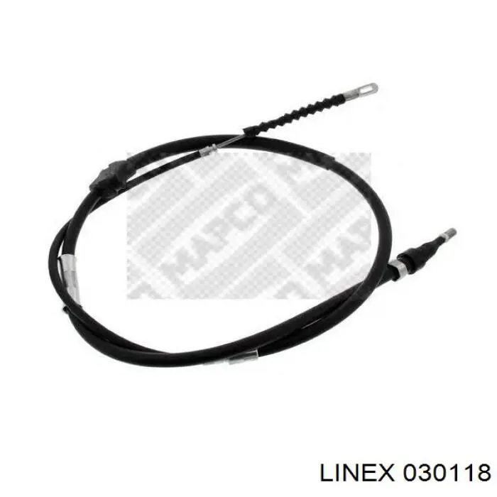 Трос ручного гальма задній, правий/лівий Linex 030118 ціна, від 11.36 USD