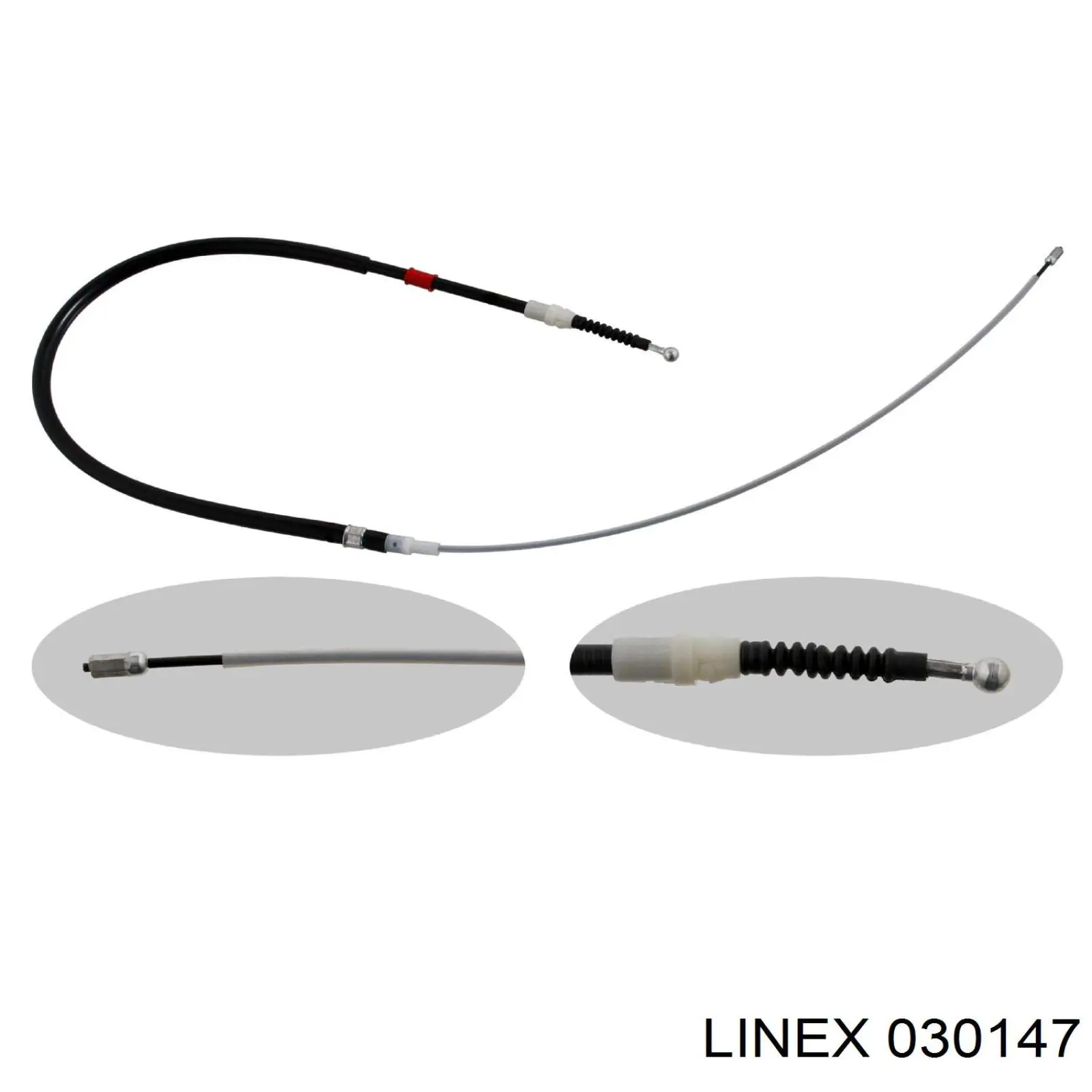 Трос ручного гальма задній, правий/лівий Linex 030147 ціна, від 9.82 USD