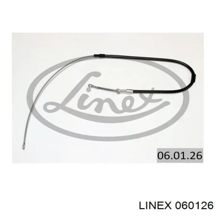 Трос стоянкового гальма задній правий Linex 060126 ціна, від 11.97 USD