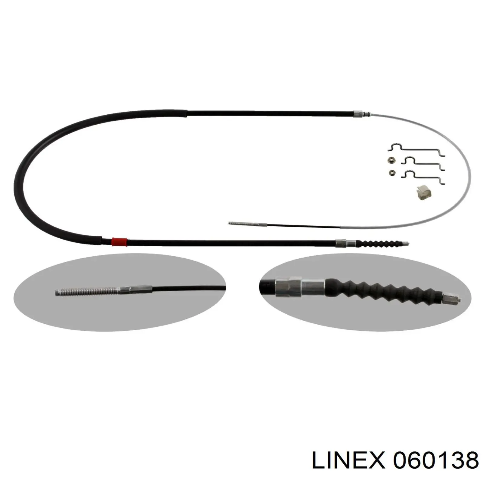 060138 Linex Трос ручника задній лівий