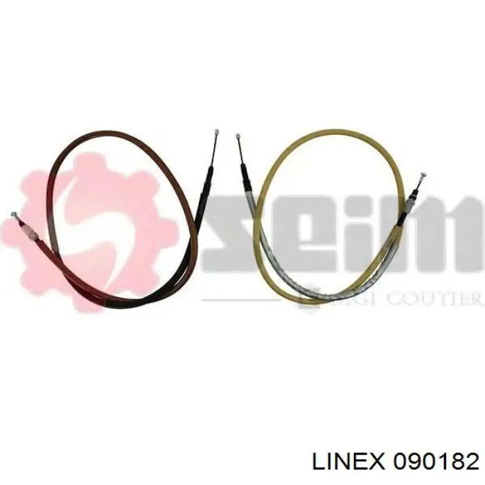 Трос ручного гальма задній, правий/лівий Linex 090182 ціна, від 12.23 USD
