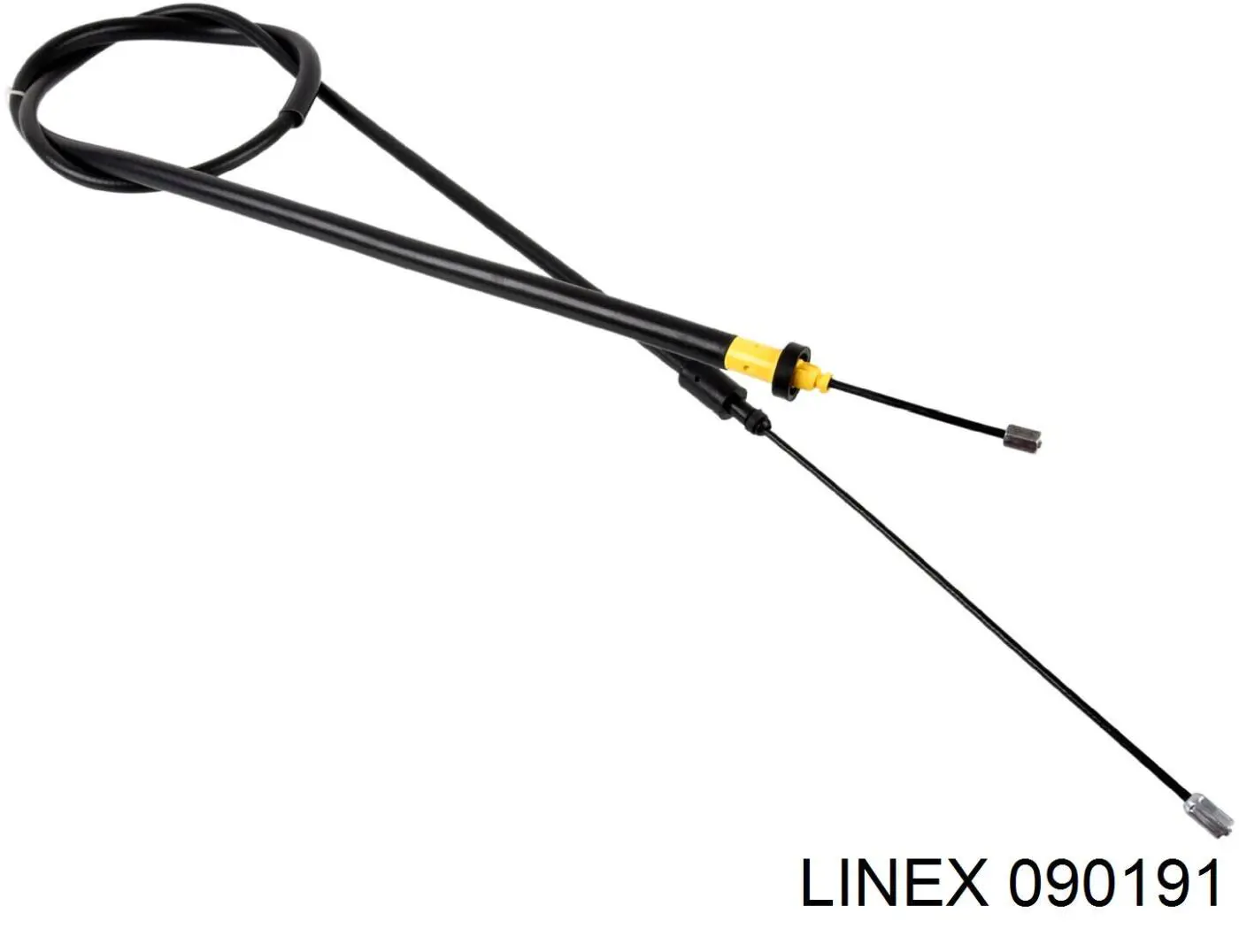 Трос стоянкового гальма задній правий Linex 090191 ціна, від 10.03 USD