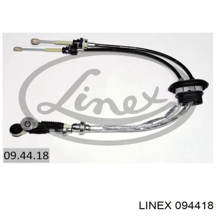Трос перемикання передач, здвоєний Linex 094418 ціна, від 55.91 USD