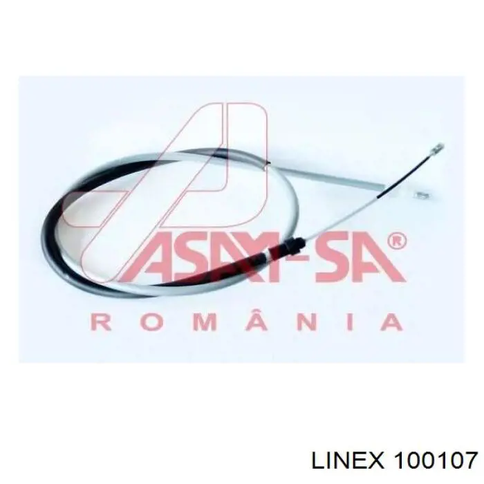 100107 Linex Трос ручного гальма задній, правий/лівий