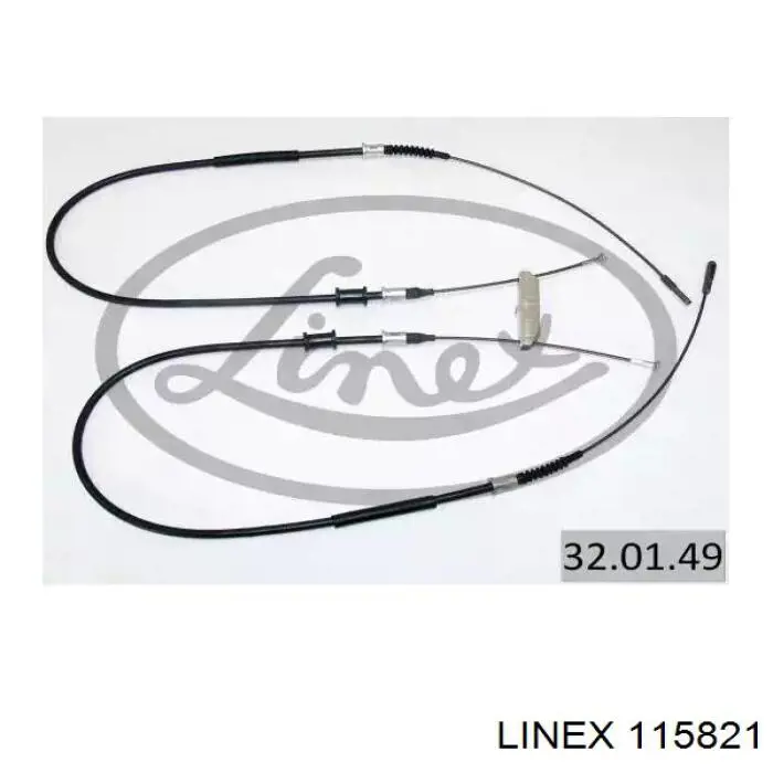 115821 Linex Трос керування обігрівачем (пічкою), силою потоку повітря