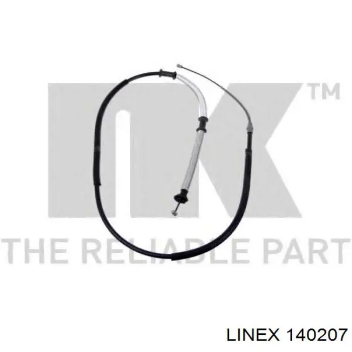 Трос стоянкового гальма задній правий Linex 140207 ціна, від 11.89 USD