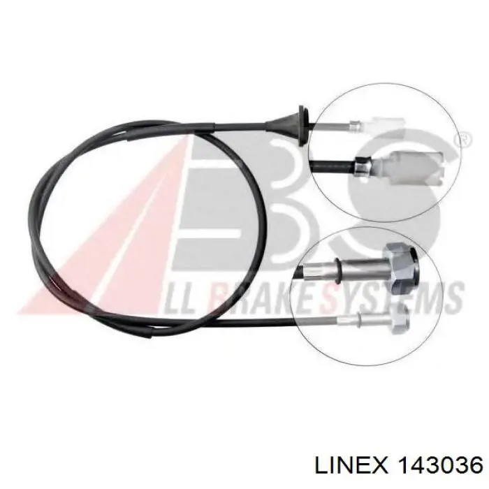 Трос приводу спідометра Linex 143036 ціна, від 10.26 USD