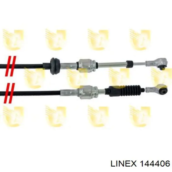 144406 Linex трос перемикання передач, вибору передачі