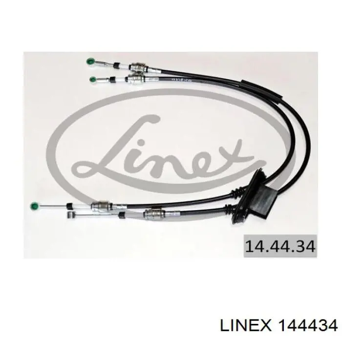 Трос перемикання передач, здвоєний Linex 144434 ціна, від 66.19 USD