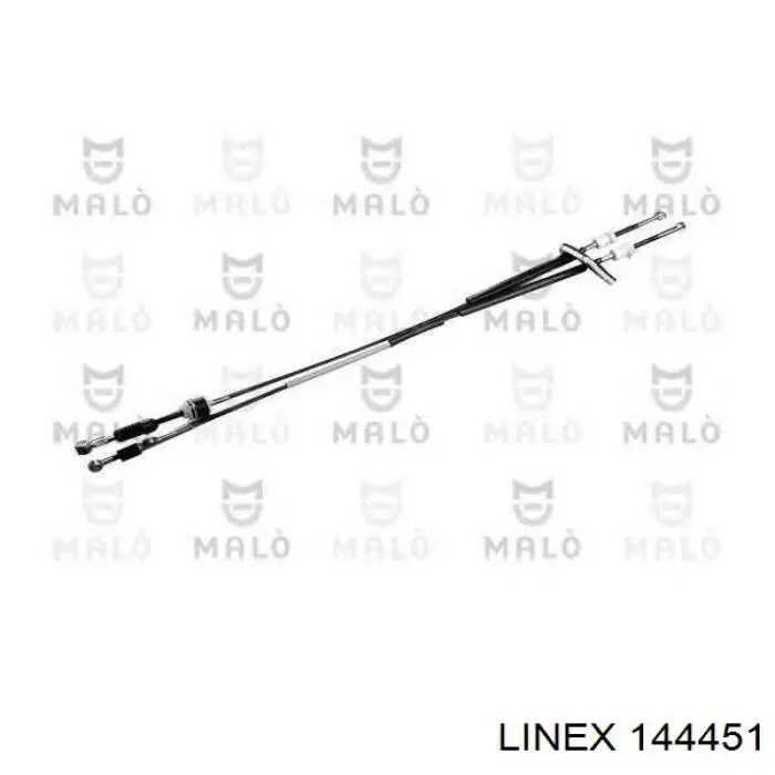 Трос перемикання передач, здвоєний Linex 144451 ціна, від 71.38 USD