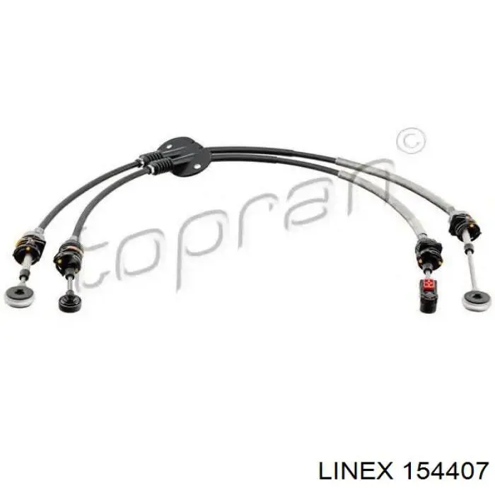 Трос перемикання передач, здвоєний Linex 154407 ціна, від 61.59 USD