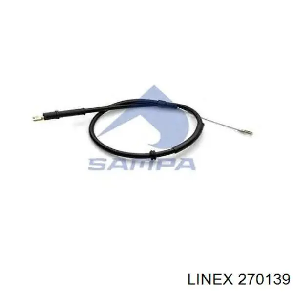Трос ручного гальма задній, правий/лівий Linex 270139 ціна, від 10.43 USD