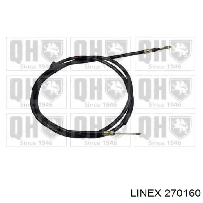 Трос стоянкового гальма передній Linex 270160 ціна, від 16.69 USD