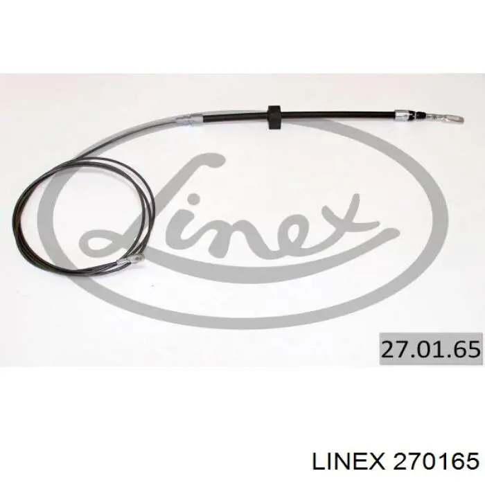 Трос стоянкового гальма передній Linex 270165 ціна, від 10.29 USD