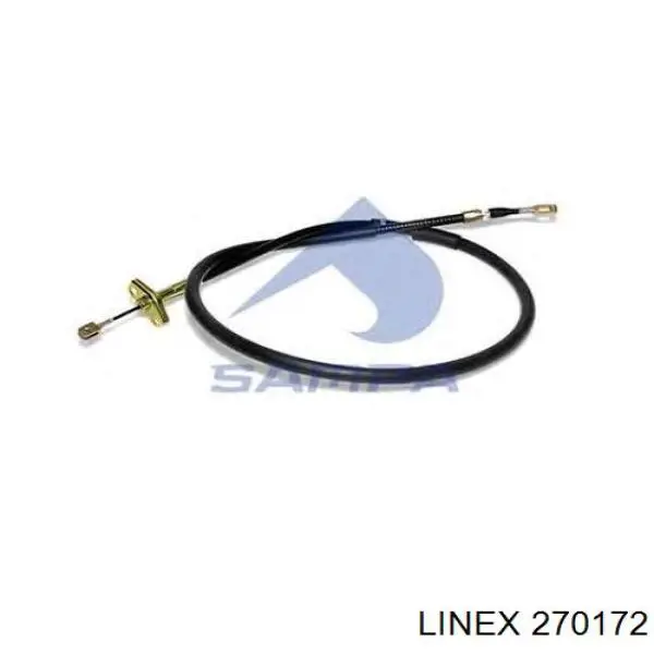 Трос ручного гальма задній, правий/лівий Linex 270172 ціна, від 17.77 USD