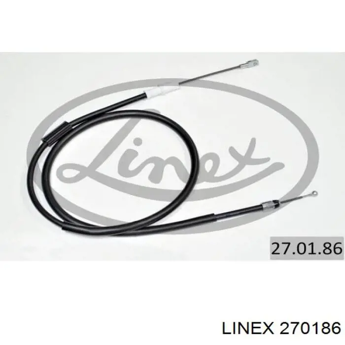 Купити 270186 Linex Трос ручного гальма задній, правий/лівий