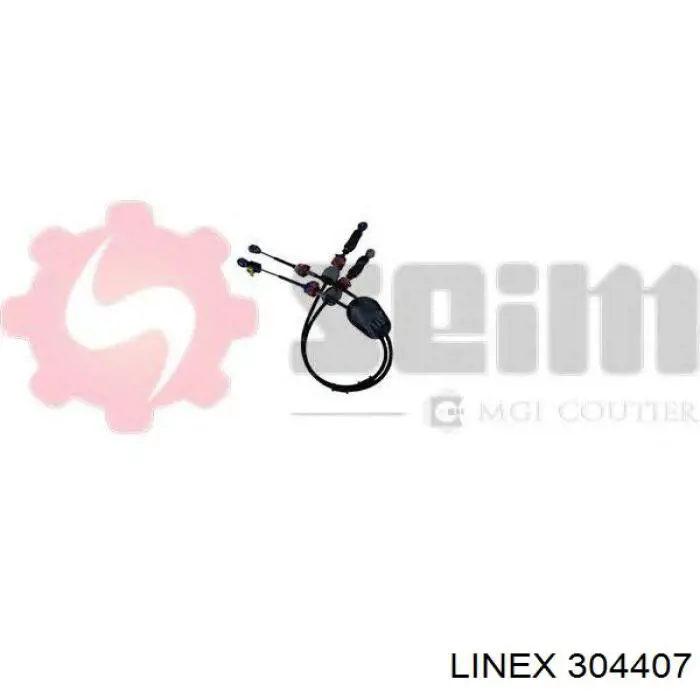Трос перемикання передач, здвоєний Linex 304407 ціна, від 98.39 USD