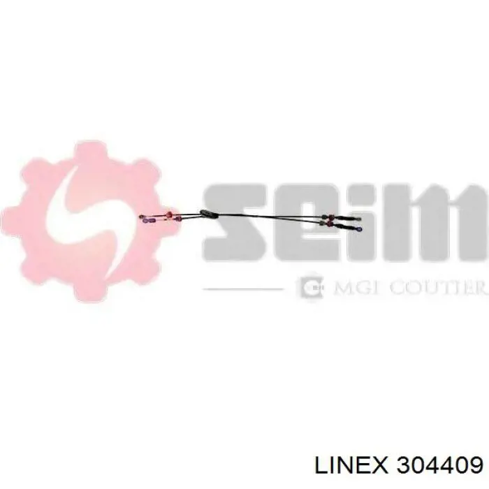 Трос перемикання передач, здвоєний Linex 304409 ціна, від 83.25 USD