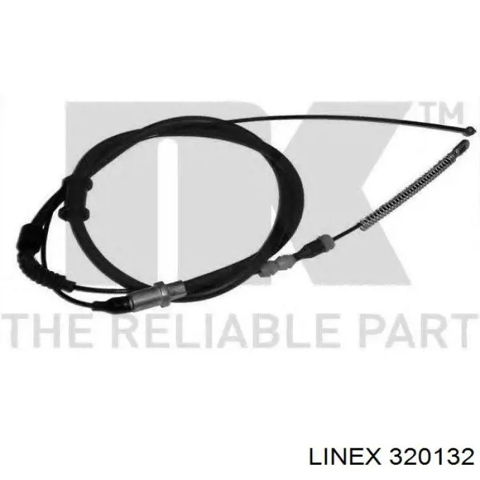 Купити 320132 Linex Трос ручного гальма задній, правий
