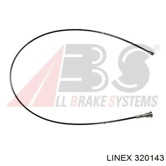 Трос ручного гальма задній, правий/лівий Linex 320143 ціна, від 2.82 USD