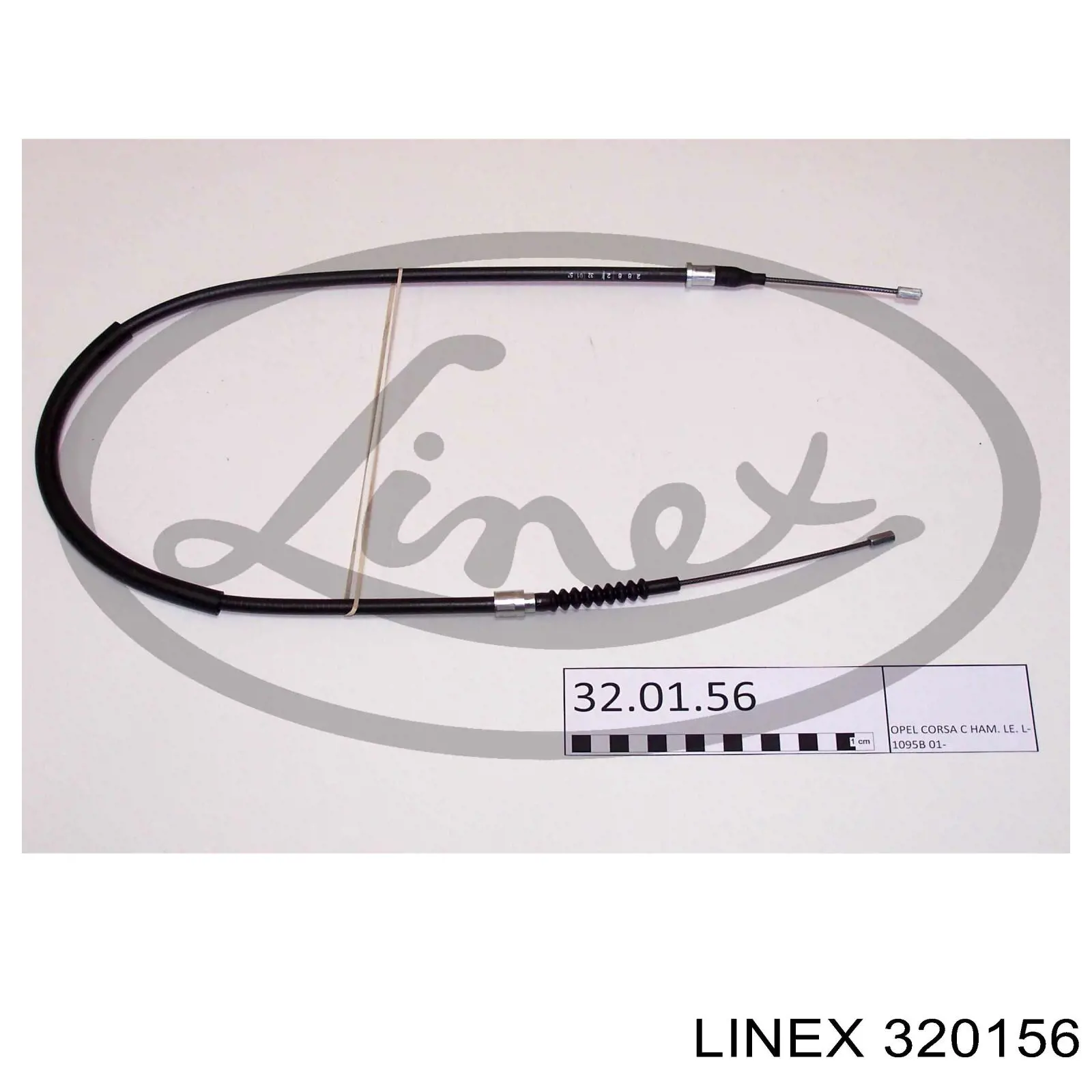 Купити 320156 Linex Трос ручного гальма задній, лівий