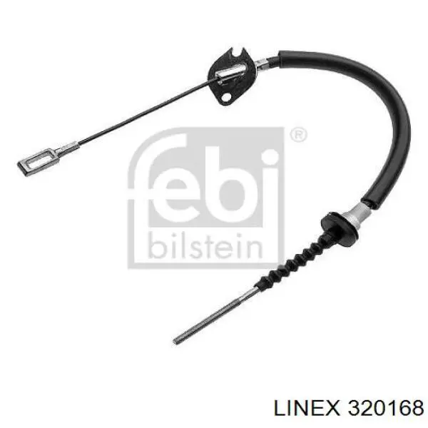 Трос ручного гальма задній, правий/лівий Linex 320168 ціна, від 22.41 USD