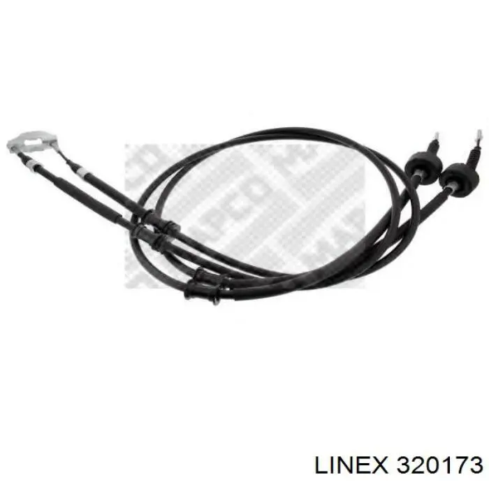 Купити 320173 Linex Трос ручного гальма задній, правий/лівий