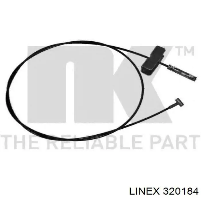 Купити 320184 Linex Трос ручного гальма, проміжний