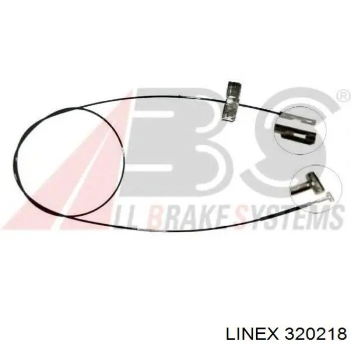 Купити 320218 Linex Трос ручного гальма передній