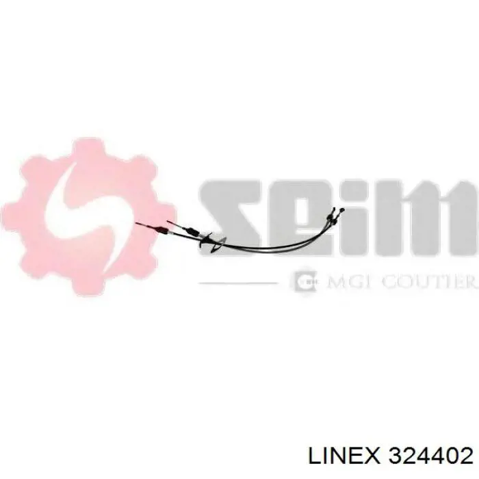 Трос перемикання передач, здвоєний Linex 324402 ціна, від 80.54 USD