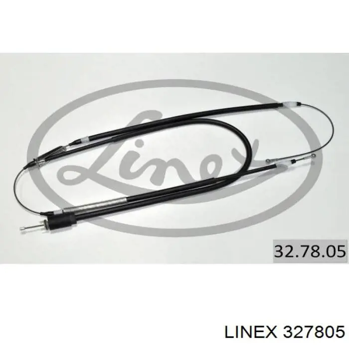 327805 Linex Трос ручного гальма, комплект на авто