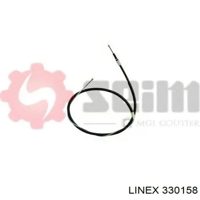 Трос ручного гальма задній, правий/лівий Linex 330158 ціна, від 10.92 USD
