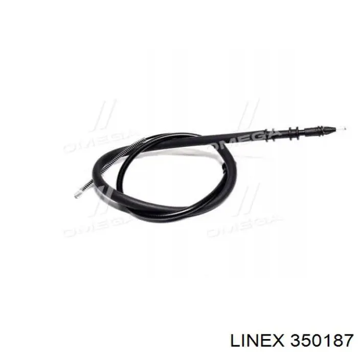 Трос стоянкового гальма задній лівий Linex 350187 ціна, від 7.36 USD