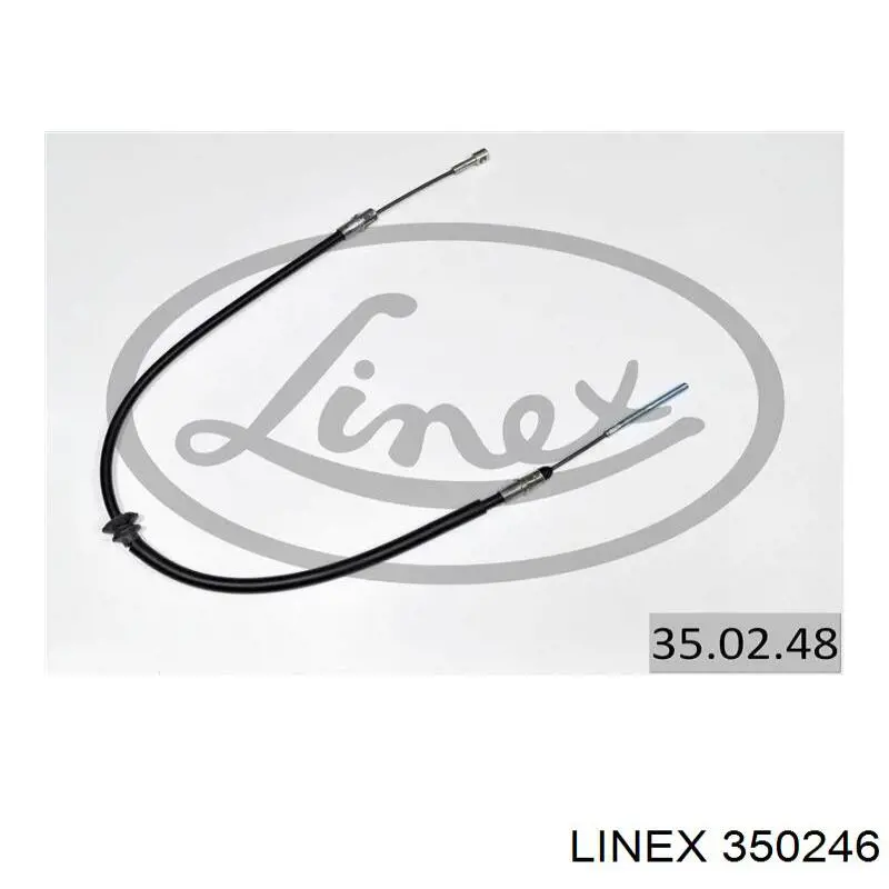 Трос ручного гальма задній, правий/лівий Linex 350246 ціна, від 14.48 USD