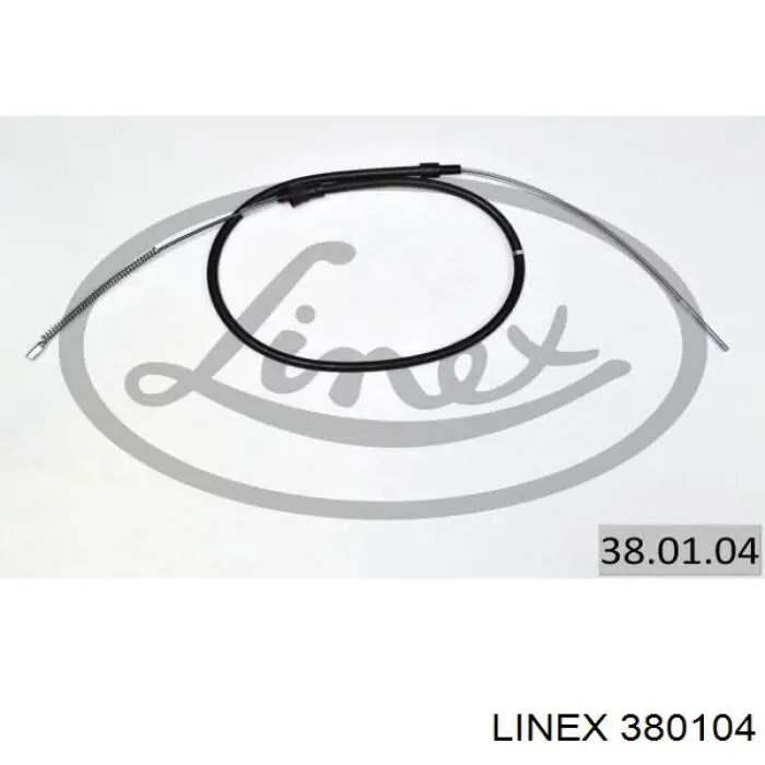 Купити 380104 Linex Трос ручного гальма задній, правий/лівий