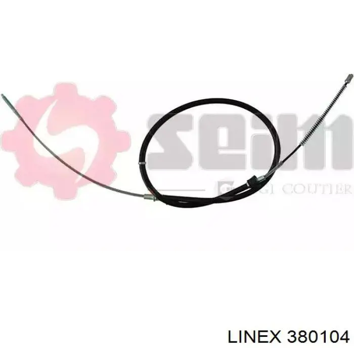 380104 Linex Трос ручного гальма задній, правий/лівий