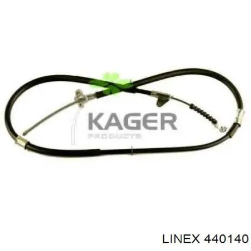 Трос ручного гальма задній, лівий 320801 Maxgear