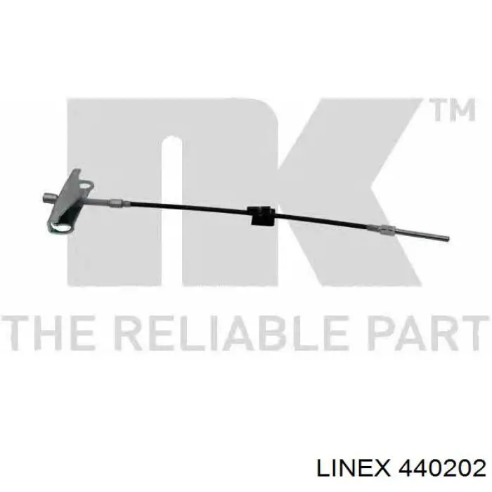 Трос стоянкового гальма передній Linex 440202 ціна, від 12.07 USD