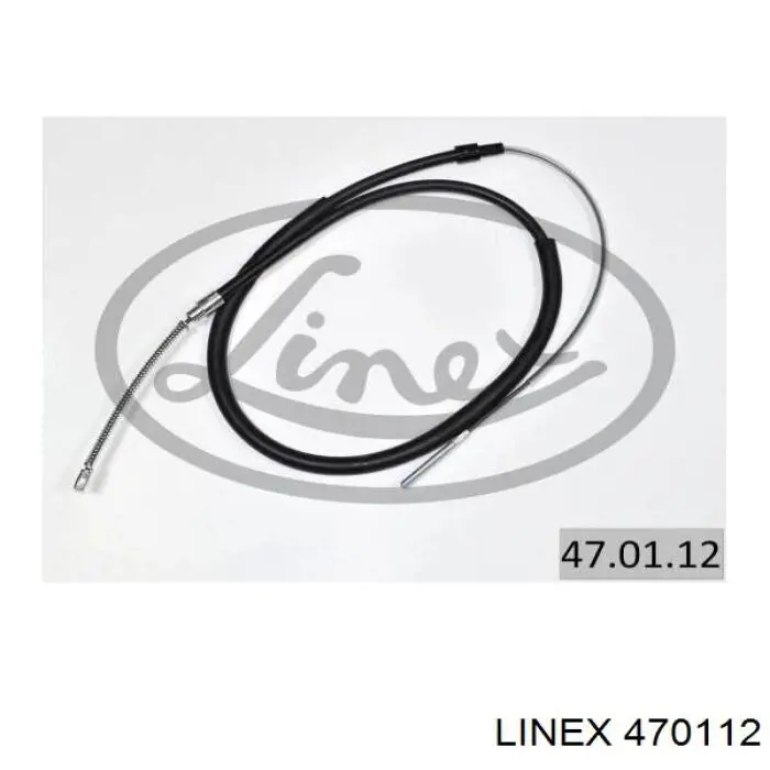 Купити 470112 Linex Трос ручного гальма задній, правий/лівий