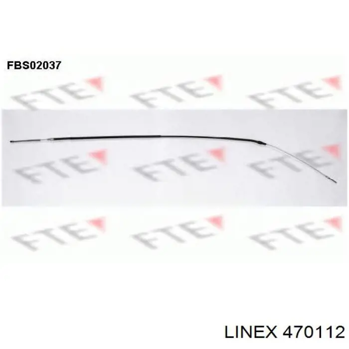 Трос ручного гальма задній, правий/лівий Linex 470112 ціна, від 6.17 USD