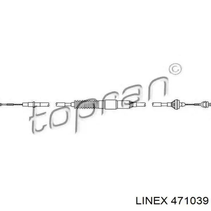 471039 Linex Трос зчеплення