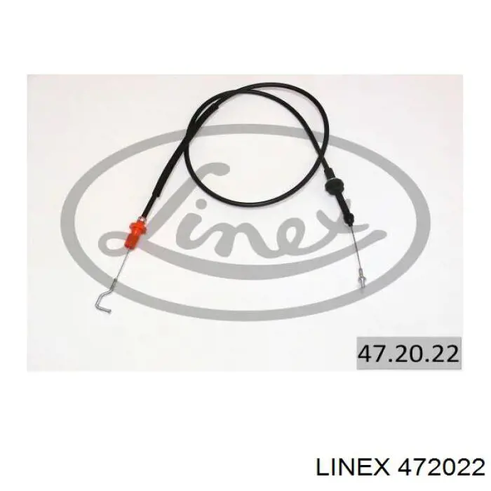 Трос газу 472022 Linex