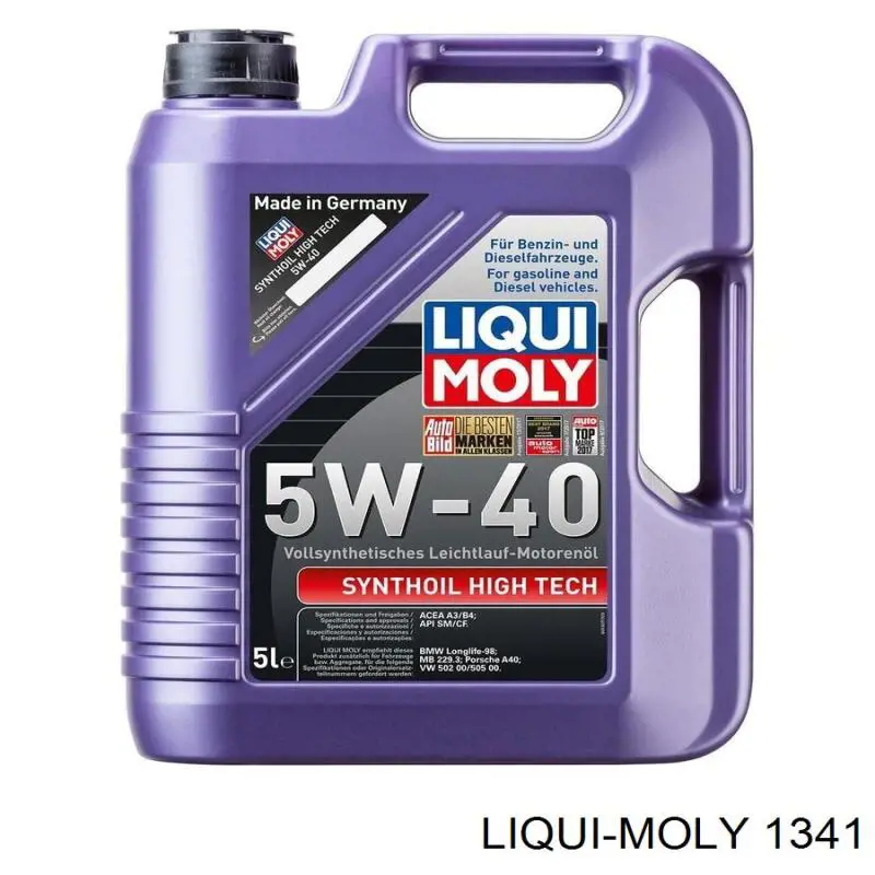 Купити 1341 Liqui Moly Масло